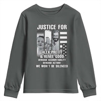 Justice for Alex and Renee Youth Sweatshirt Anti ICE Immigration Protest Human Rights