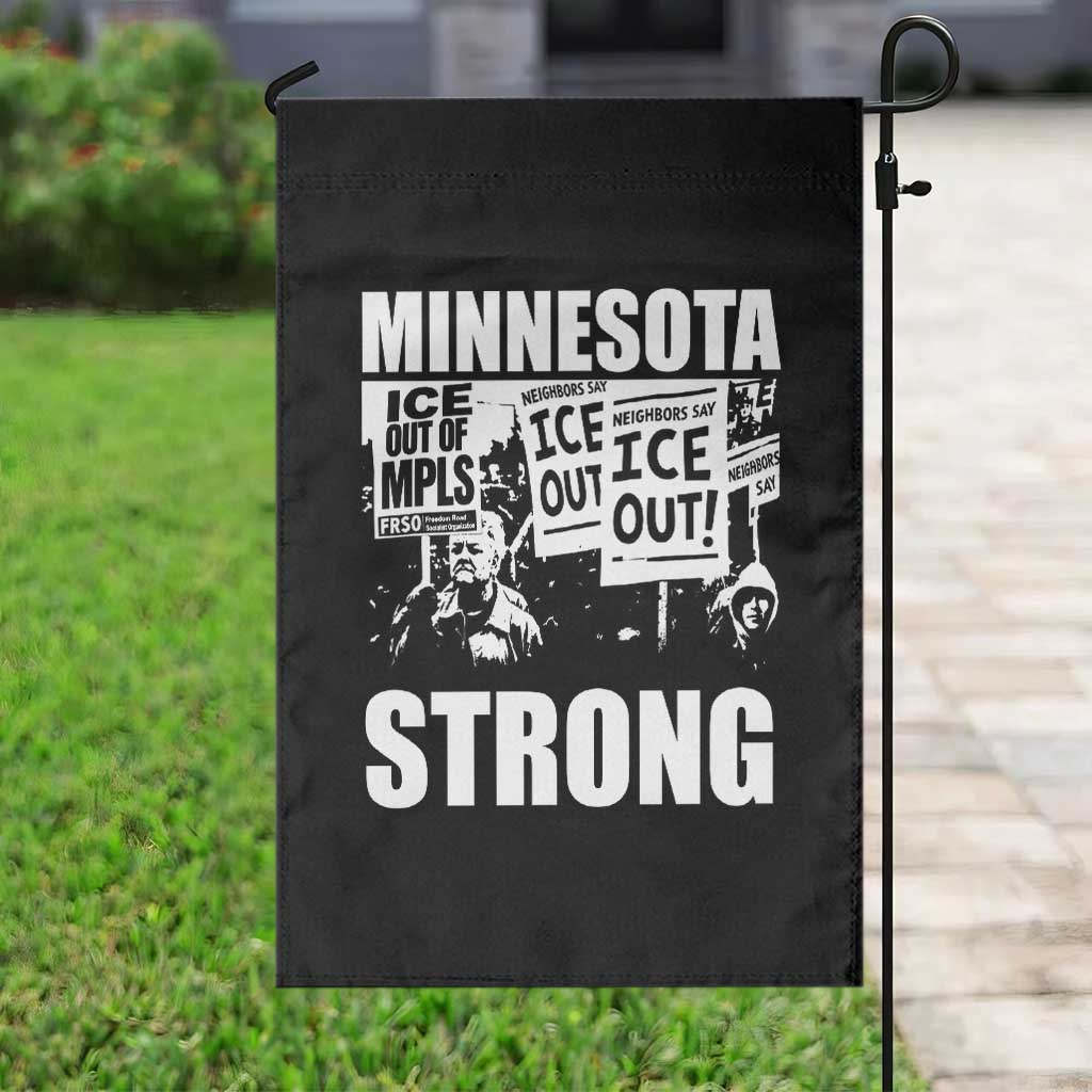 Minnesota Resist Anti ICE Immigration Protest Garden Flag Bruce Streets Of Minneapolis Right Now