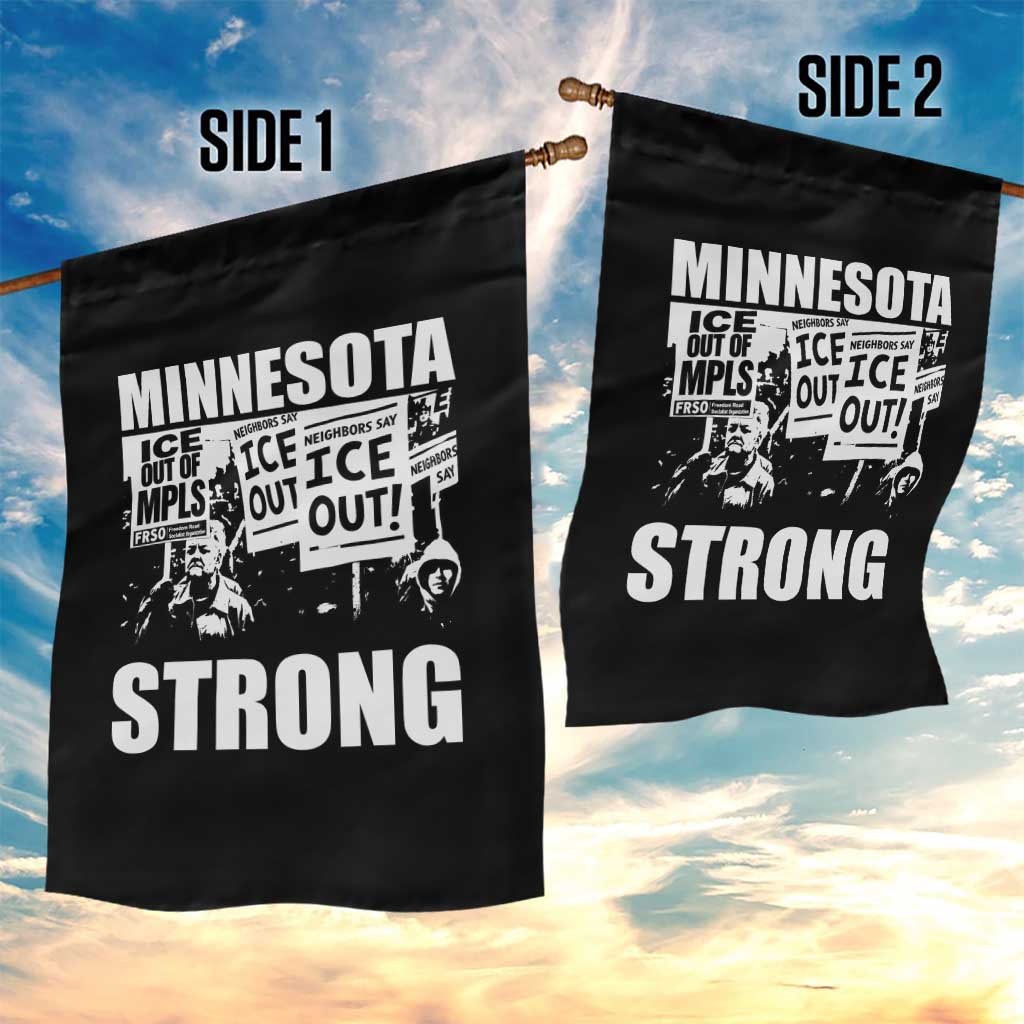 Minnesota Resist Anti ICE Immigration Protest Garden Flag Bruce Streets Of Minneapolis Right Now