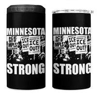 Minnesota Resist Anti ICE Immigration Protest 4 in 1 Can Cooler Tumbler Bruce Streets Of Minneapolis Right Now