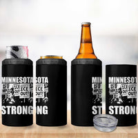 Minnesota Resist Anti ICE Immigration Protest 4 in 1 Can Cooler Tumbler Bruce Streets Of Minneapolis Right Now