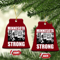 Minnesota Resist Anti ICE Immigration Protest Ceramic Ornament Bruce Streets Of Minneapolis Right Now
