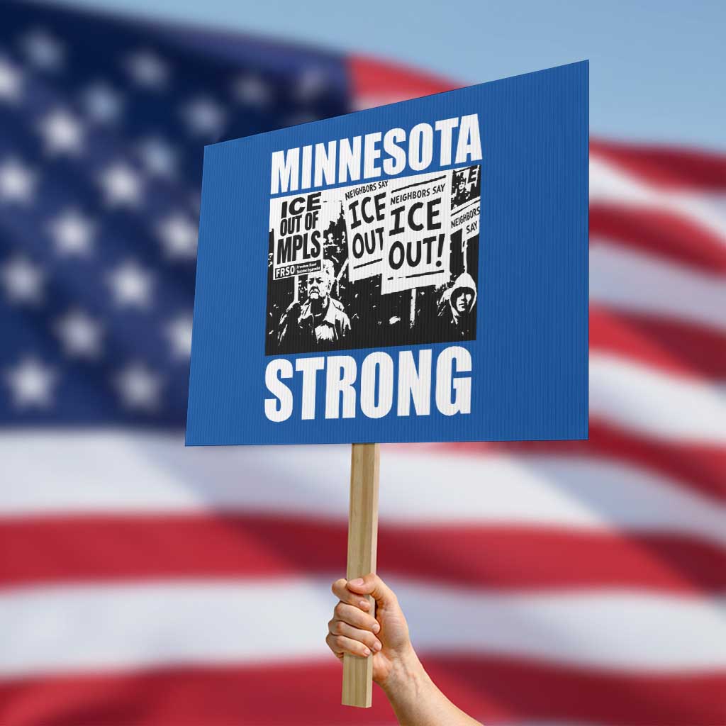 Minnesota Resist Anti ICE Immigration Protest Protest Sign Bruce Streets Of Minneapolis Right Now