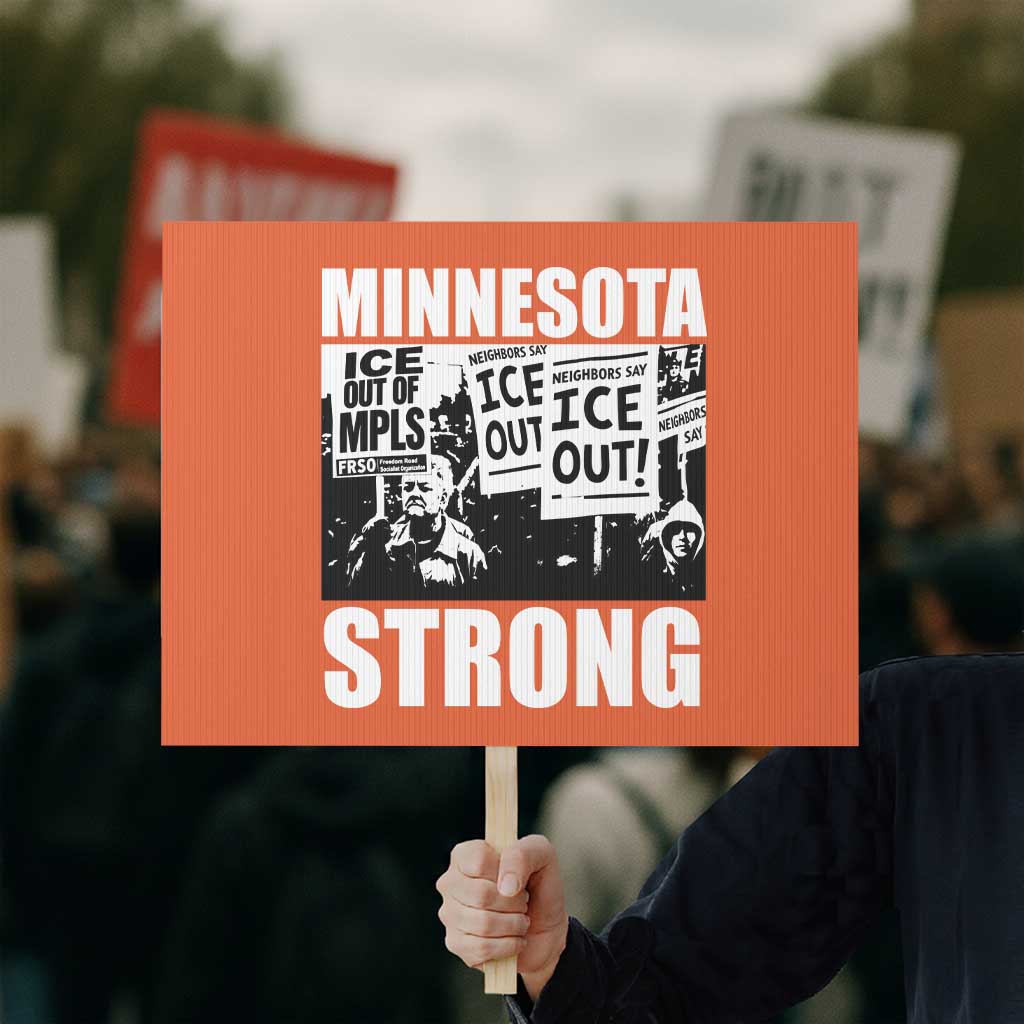 Minnesota Resist Anti ICE Immigration Protest Protest Sign Bruce Streets Of Minneapolis Right Now