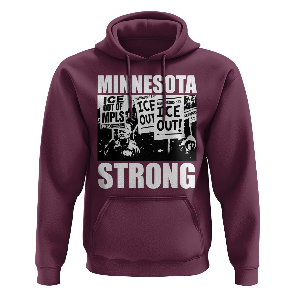 Minnesota Resist Anti ICE Immigration Protest Hoodie Bruce Streets Of Minneapolis Right Now