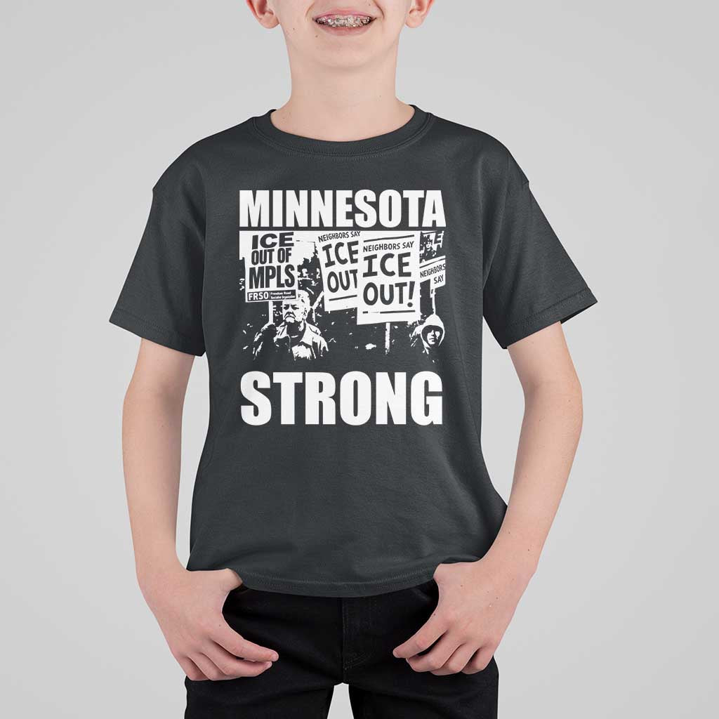 Minnesota Resist Anti ICE Immigration Protest T Shirt For Kid Bruce Streets Of Minneapolis Right Now