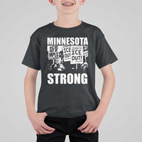 Minnesota Resist Anti ICE Immigration Protest T Shirt For Kid Bruce Streets Of Minneapolis Right Now