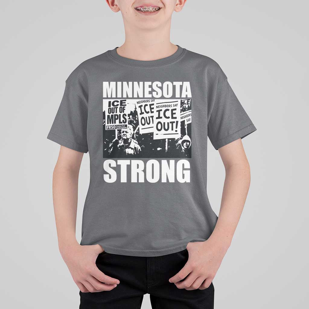 Minnesota Resist Anti ICE Immigration Protest T Shirt For Kid Bruce Streets Of Minneapolis Right Now