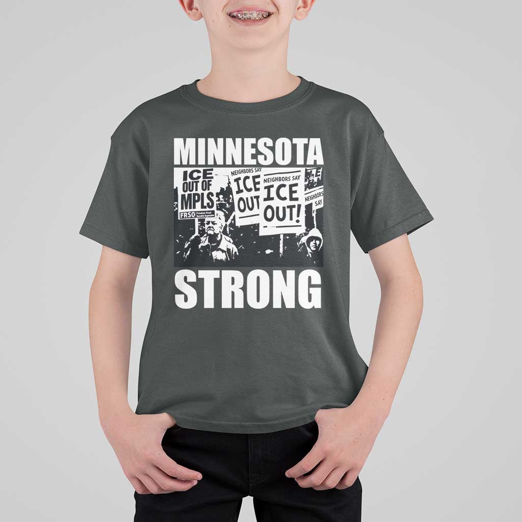 Minnesota Resist Anti ICE Immigration Protest T Shirt For Kid Bruce Streets Of Minneapolis Right Now
