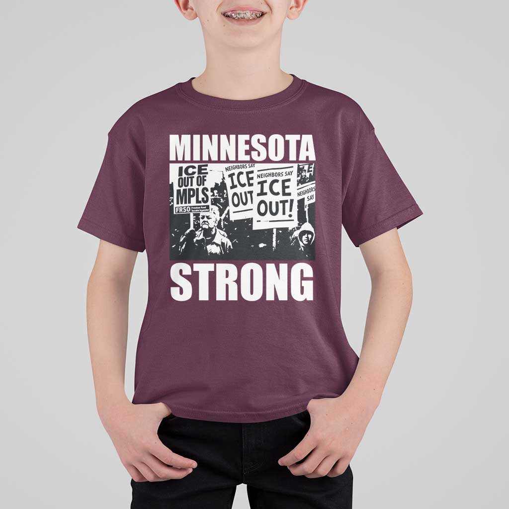 Minnesota Resist Anti ICE Immigration Protest T Shirt For Kid Bruce Streets Of Minneapolis Right Now
