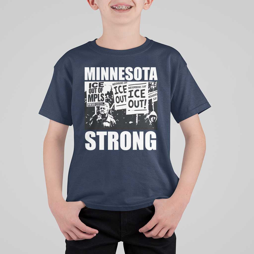 Minnesota Resist Anti ICE Immigration Protest T Shirt For Kid Bruce Streets Of Minneapolis Right Now