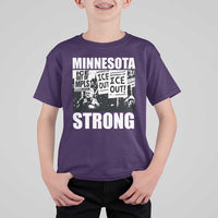Minnesota Resist Anti ICE Immigration Protest T Shirt For Kid Bruce Streets Of Minneapolis Right Now