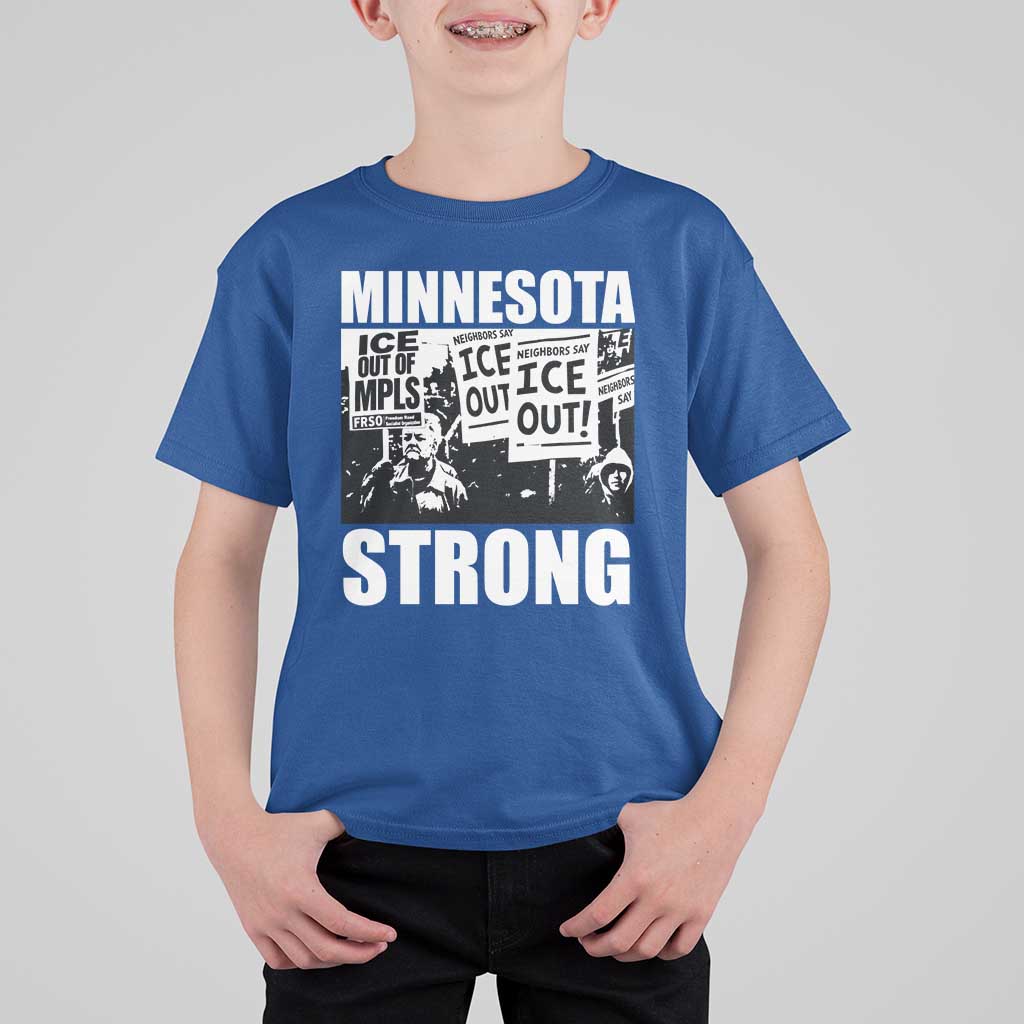Minnesota Resist Anti ICE Immigration Protest T Shirt For Kid Bruce Streets Of Minneapolis Right Now