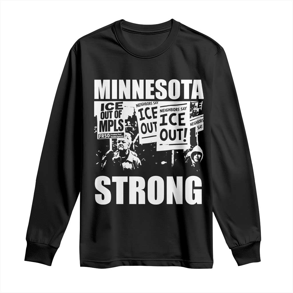 Minnesota Resist Anti ICE Immigration Protest Long Sleeve Shirt Bruce Streets Of Minneapolis Right Now