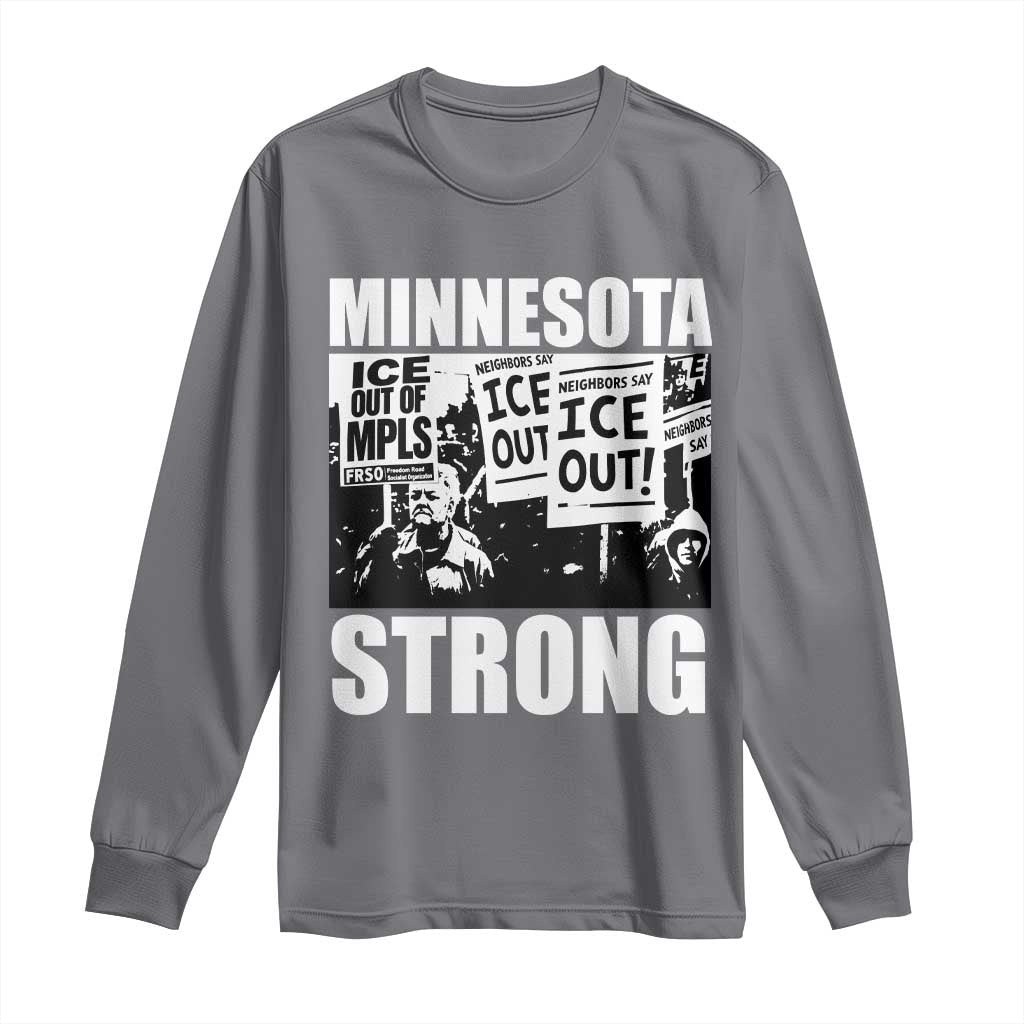 Minnesota Resist Anti ICE Immigration Protest Long Sleeve Shirt Bruce Streets Of Minneapolis Right Now