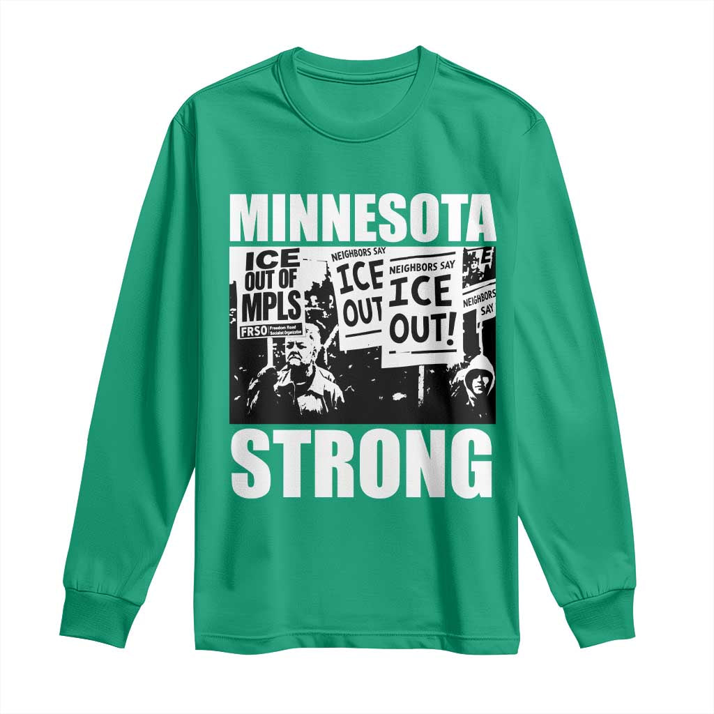 Minnesota Resist Anti ICE Immigration Protest Long Sleeve Shirt Bruce Streets Of Minneapolis Right Now