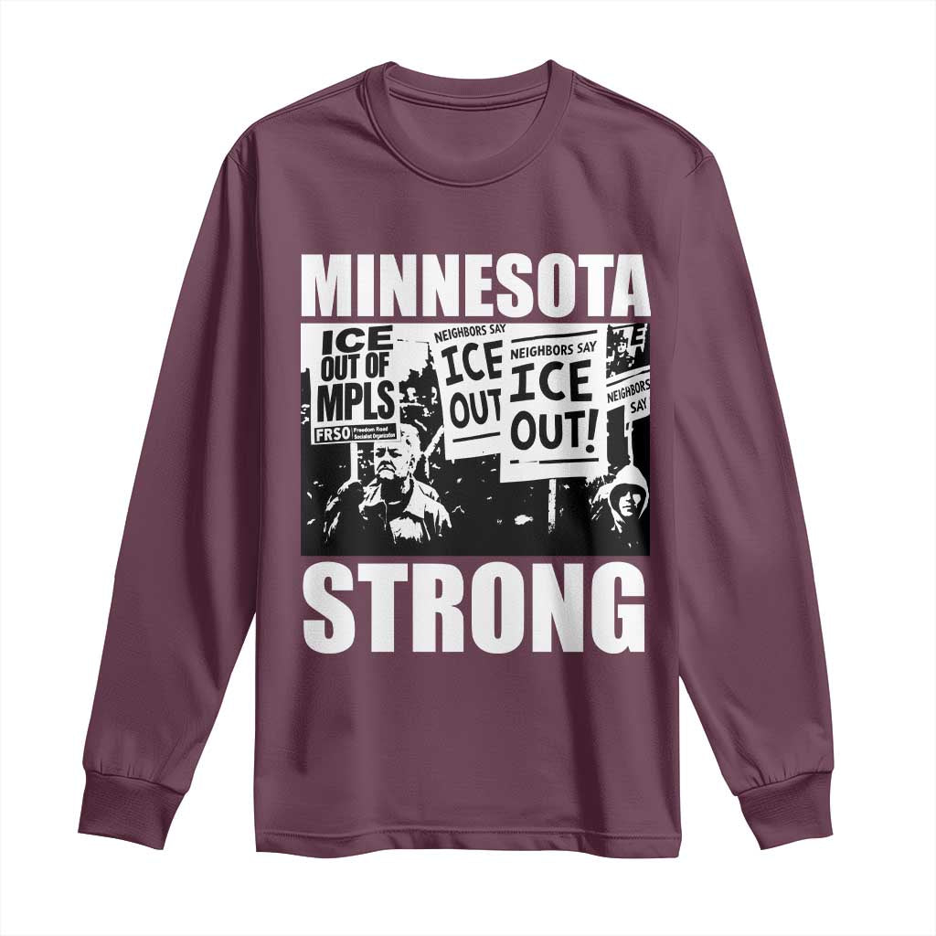 Minnesota Resist Anti ICE Immigration Protest Long Sleeve Shirt Bruce Streets Of Minneapolis Right Now