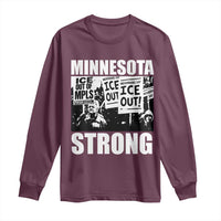 Minnesota Resist Anti ICE Immigration Protest Long Sleeve Shirt Bruce Streets Of Minneapolis Right Now