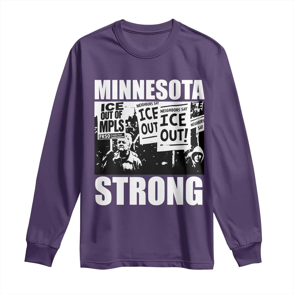 Minnesota Resist Anti ICE Immigration Protest Long Sleeve Shirt Bruce Streets Of Minneapolis Right Now