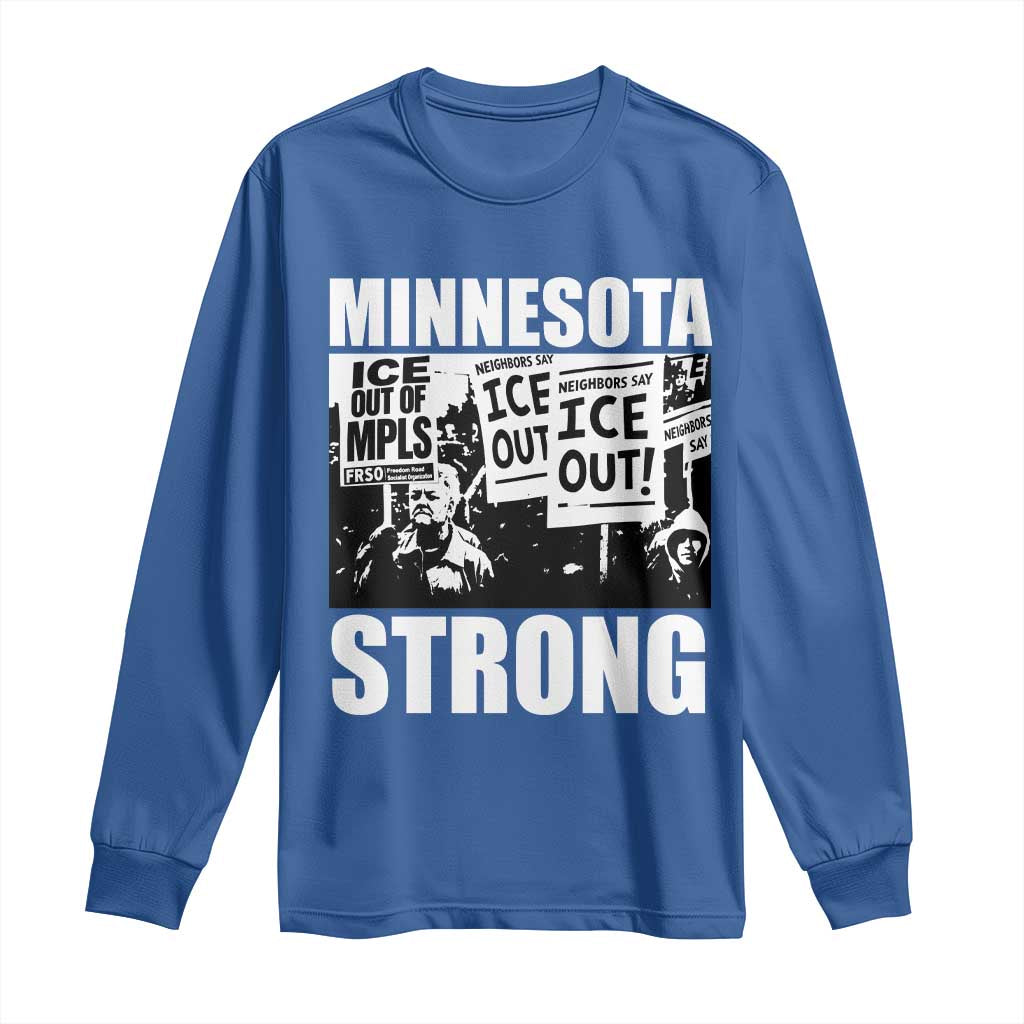 Minnesota Resist Anti ICE Immigration Protest Long Sleeve Shirt Bruce Streets Of Minneapolis Right Now