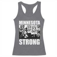 Minnesota Resist Anti ICE Immigration Protest Racerback Tank Top Bruce Streets Of Minneapolis Right Now