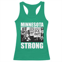 Minnesota Resist Anti ICE Immigration Protest Racerback Tank Top Bruce Streets Of Minneapolis Right Now