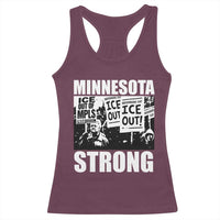 Minnesota Resist Anti ICE Immigration Protest Racerback Tank Top Bruce Streets Of Minneapolis Right Now