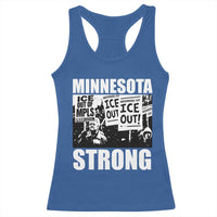 Minnesota Resist Anti ICE Immigration Protest Racerback Tank Top Bruce Streets Of Minneapolis Right Now