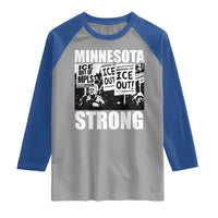 Minnesota Resist Anti ICE Immigration Protest Raglan Shirt Bruce Streets Of Minneapolis Right Now