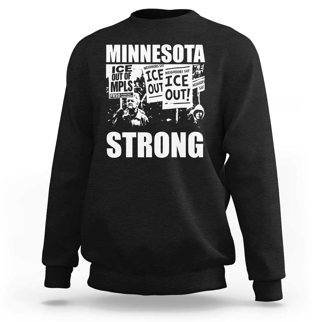 Minnesota Resist Anti ICE Immigration Protest Sweatshirt Bruce Streets Of Minneapolis Right Now