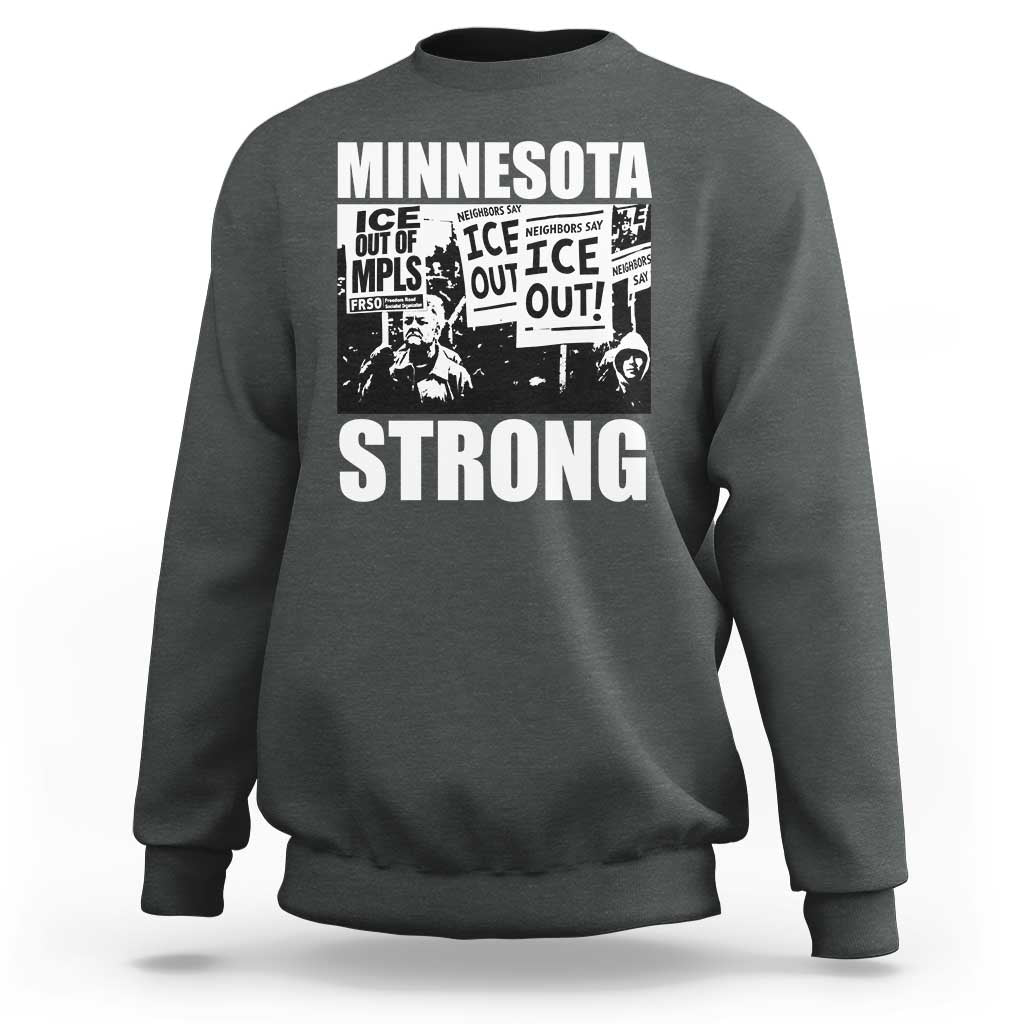Minnesota Resist Anti ICE Immigration Protest Sweatshirt Bruce Streets Of Minneapolis Right Now