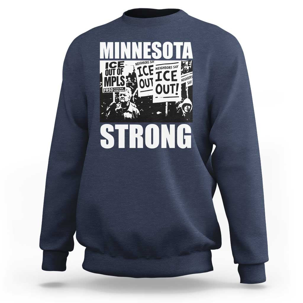 Minnesota Resist Anti ICE Immigration Protest Sweatshirt Bruce Streets Of Minneapolis Right Now