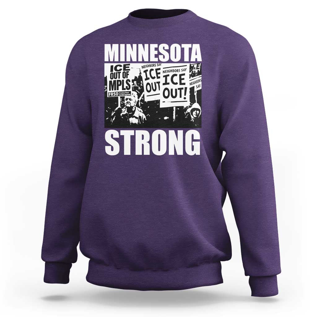 Minnesota Resist Anti ICE Immigration Protest Sweatshirt Bruce Streets Of Minneapolis Right Now
