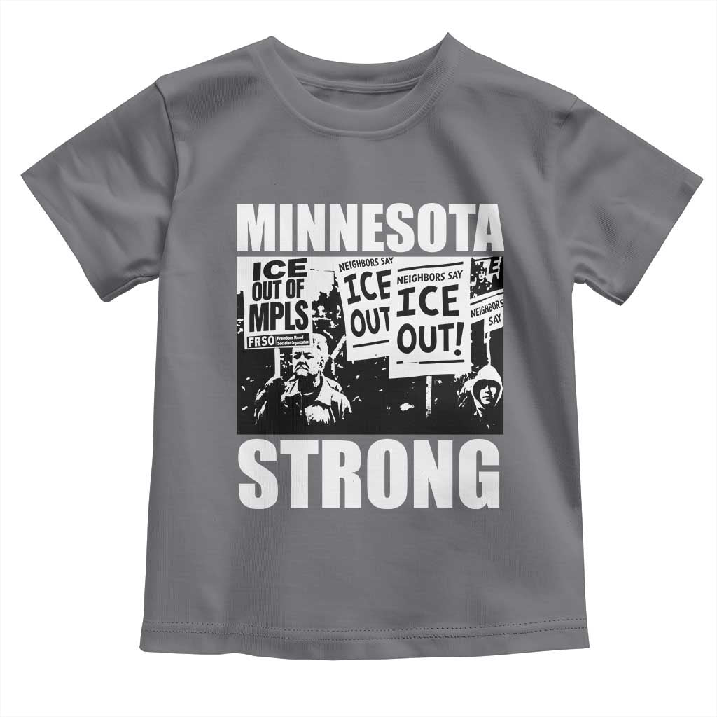 Minnesota Resist Anti ICE Immigration Protest Toddler T Shirt Bruce Streets Of Minneapolis Right Now