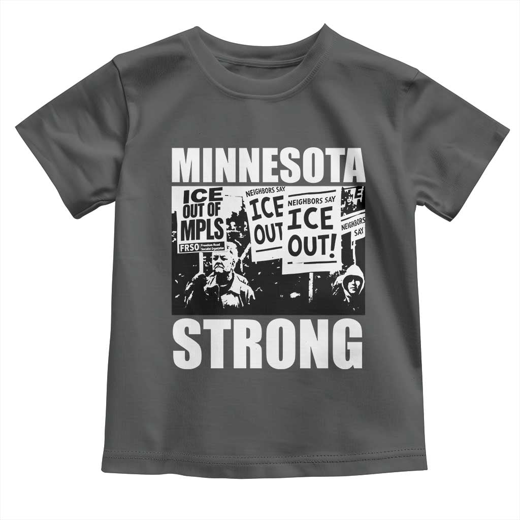 Minnesota Resist Anti ICE Immigration Protest Toddler T Shirt Bruce Streets Of Minneapolis Right Now