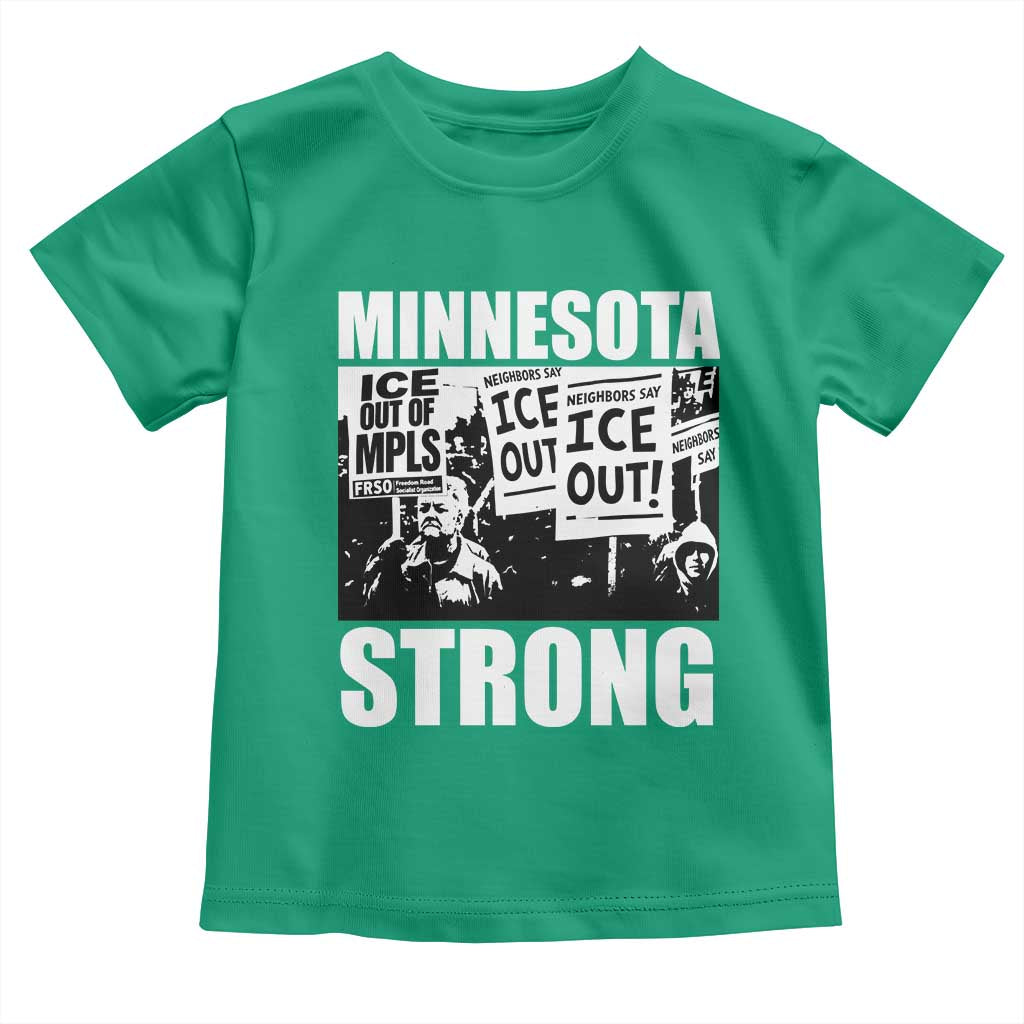 Minnesota Resist Anti ICE Immigration Protest Toddler T Shirt Bruce Streets Of Minneapolis Right Now