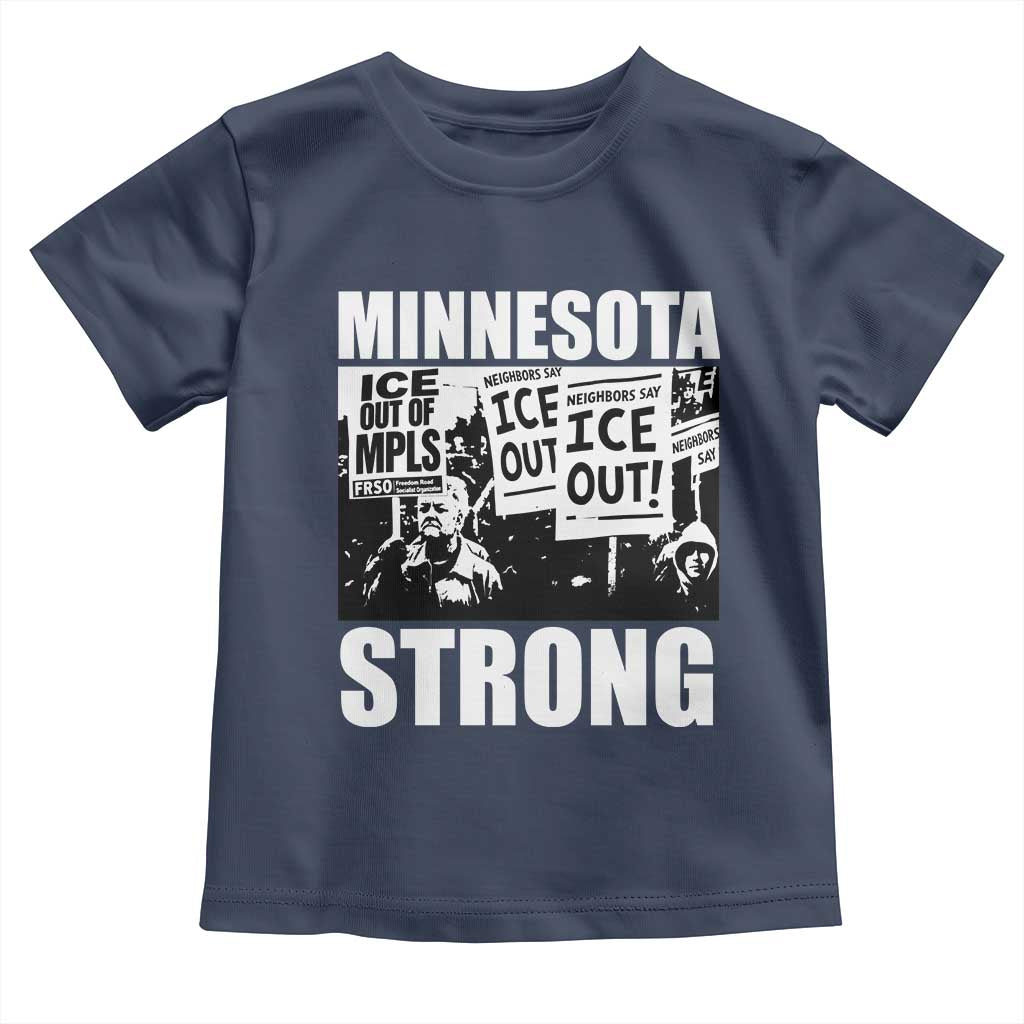 Minnesota Resist Anti ICE Immigration Protest Toddler T Shirt Bruce Streets Of Minneapolis Right Now