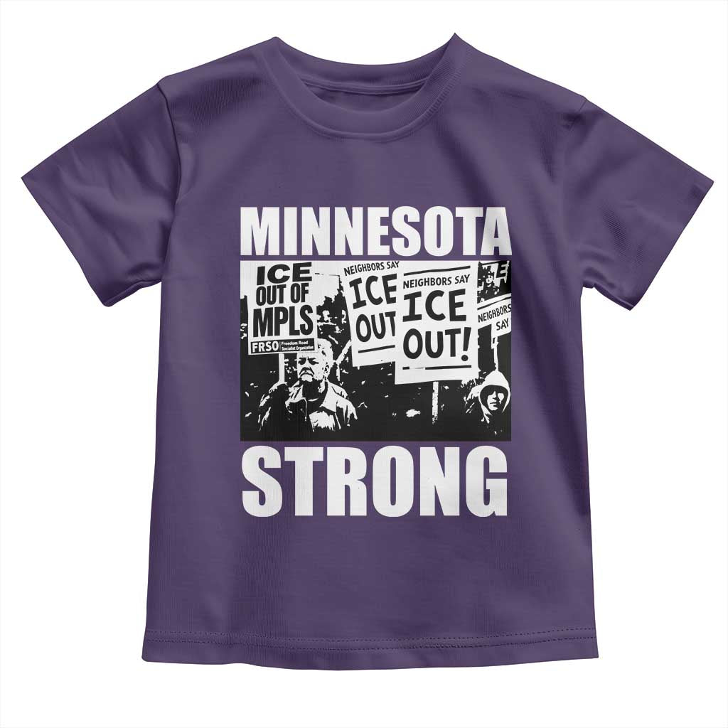 Minnesota Resist Anti ICE Immigration Protest Toddler T Shirt Bruce Streets Of Minneapolis Right Now