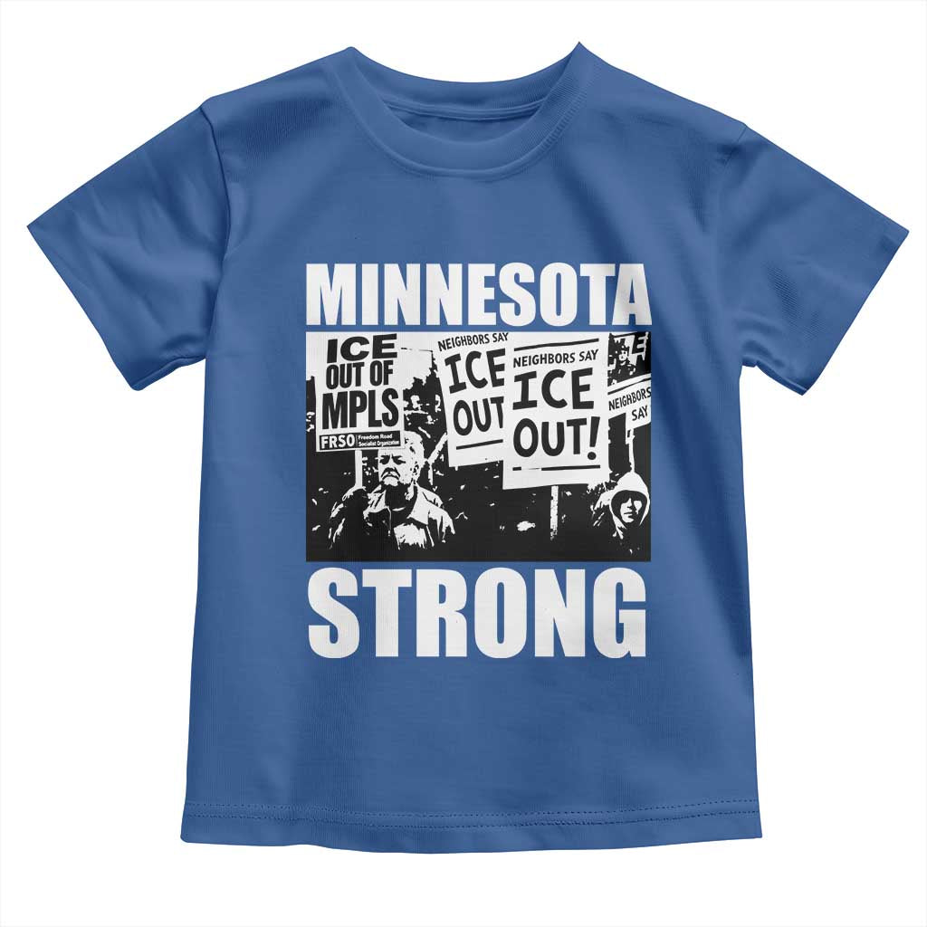 Minnesota Resist Anti ICE Immigration Protest Toddler T Shirt Bruce Streets Of Minneapolis Right Now