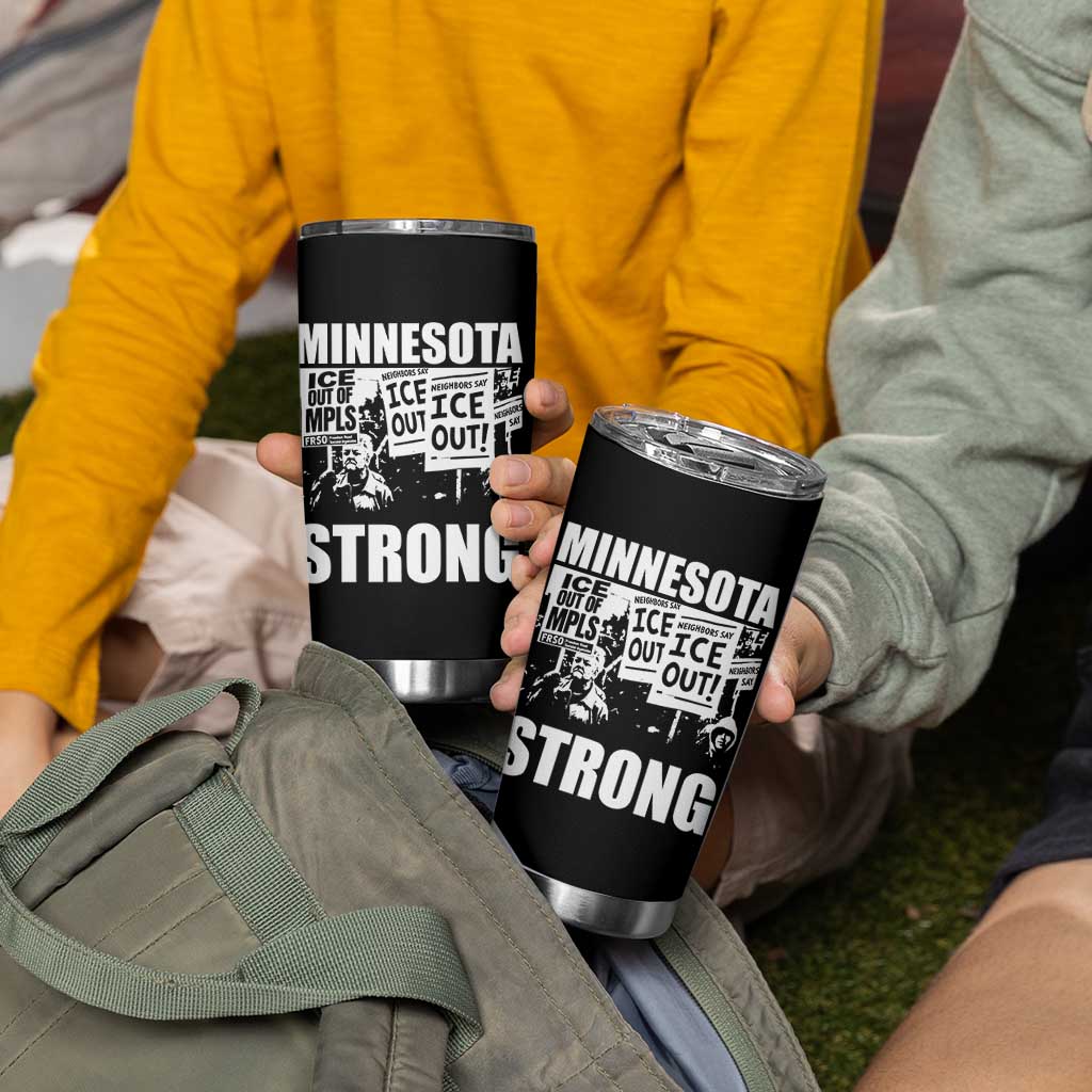 Minnesota Resist Anti ICE Immigration Protest Tumbler Cup Bruce Streets Of Minneapolis Right Now