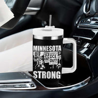 Minnesota Resist Anti ICE Immigration Protest Tumbler With Handle Bruce Streets Of Minneapolis Right Now
