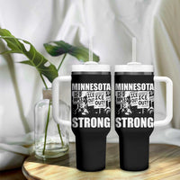 Minnesota Resist Anti ICE Immigration Protest Tumbler With Handle Bruce Streets Of Minneapolis Right Now