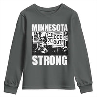 Minnesota Resist Anti ICE Immigration Protest Youth Sweatshirt Bruce Streets Of Minneapolis Right Now