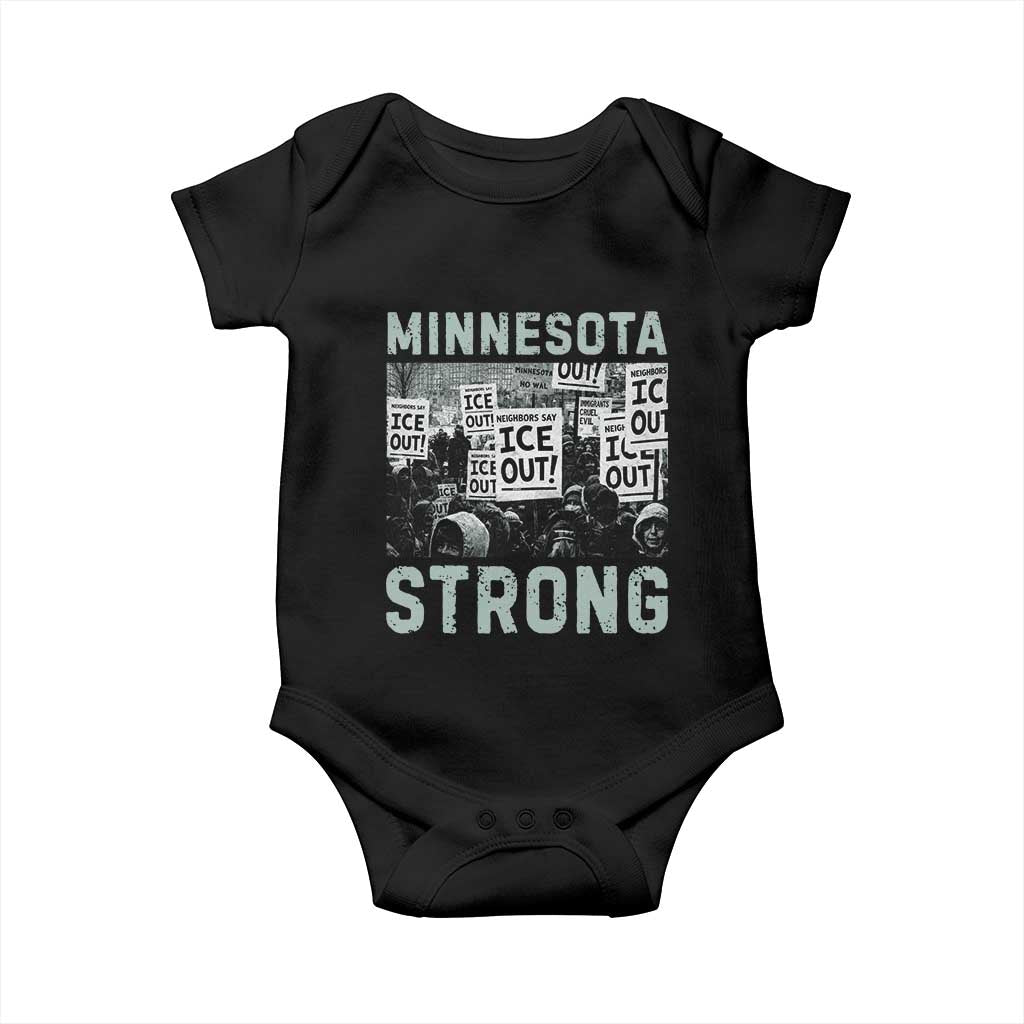 Minnesota Resist Anti ICE Immigration Protest Baby Onesie Streets Of Minneapolis Right Now Ice Out