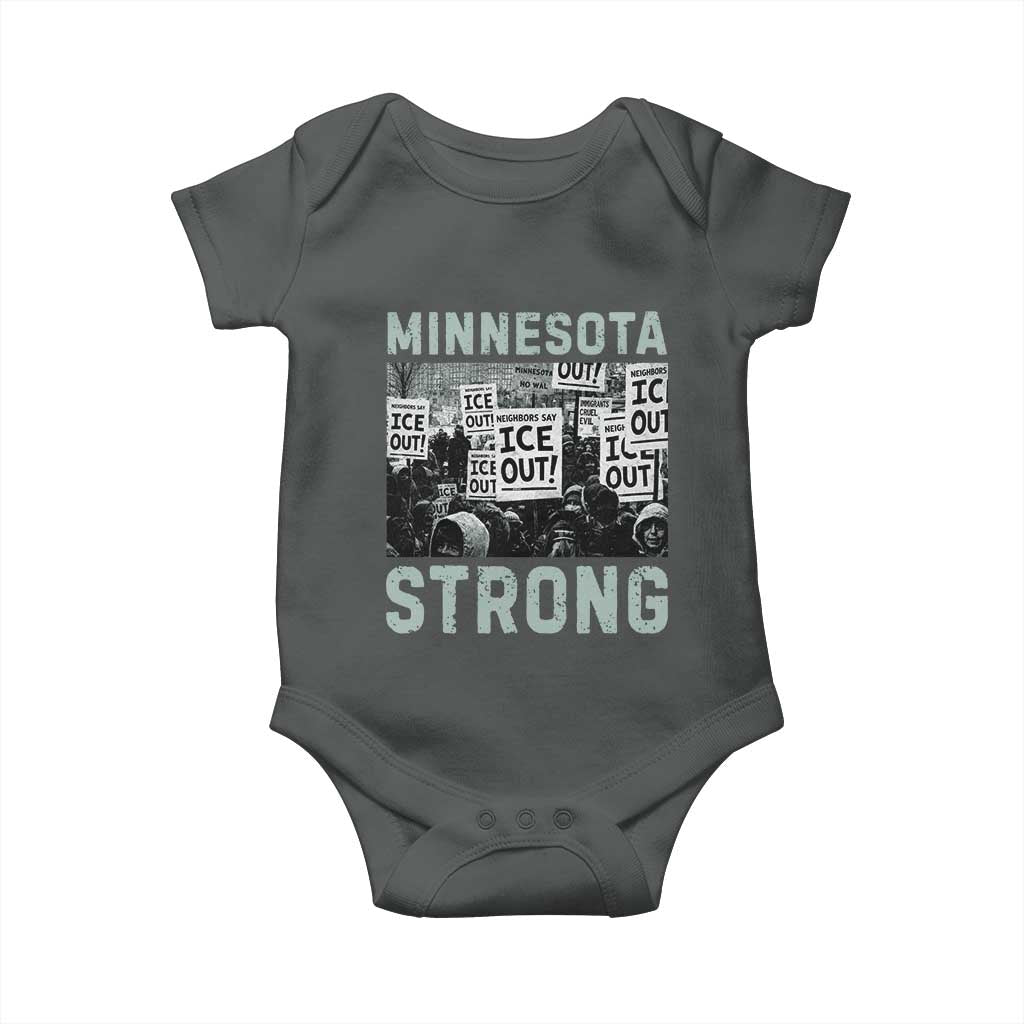 Minnesota Resist Anti ICE Immigration Protest Baby Onesie Streets Of Minneapolis Right Now Ice Out