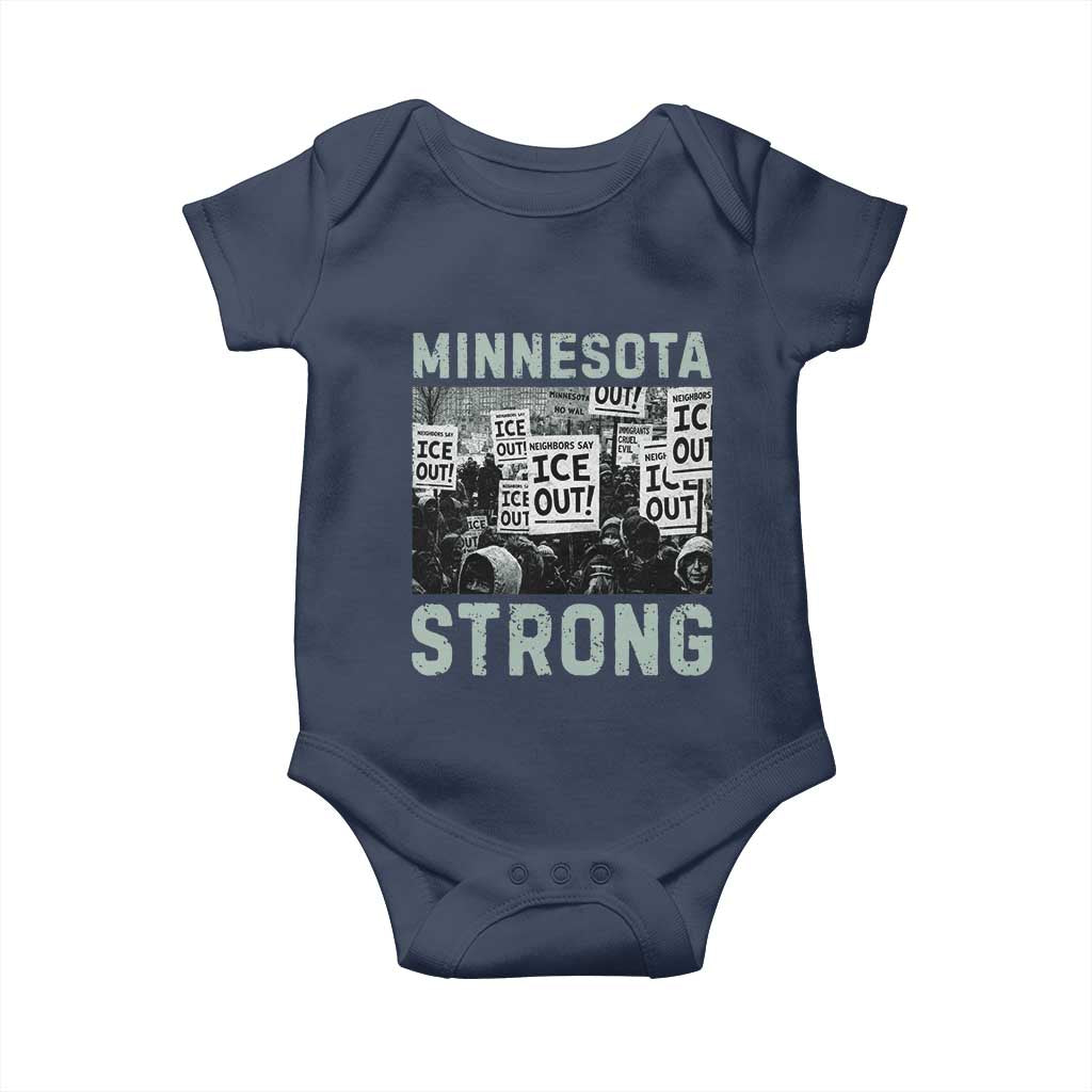 Minnesota Resist Anti ICE Immigration Protest Baby Onesie Streets Of Minneapolis Right Now Ice Out