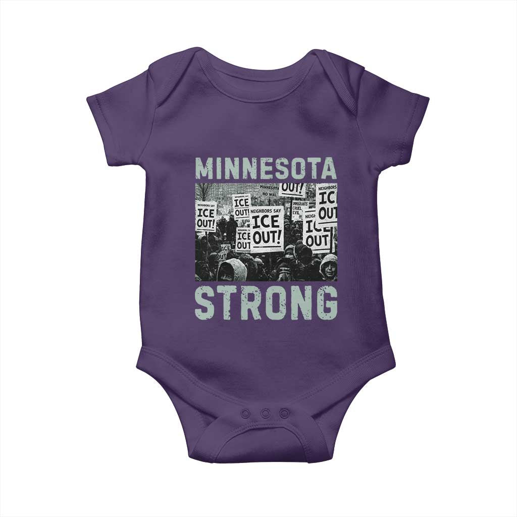 Minnesota Resist Anti ICE Immigration Protest Baby Onesie Streets Of Minneapolis Right Now Ice Out