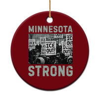 Minnesota Resist Anti ICE Immigration Protest Ceramic Ornament Streets Of Minneapolis Right Now Ice Out