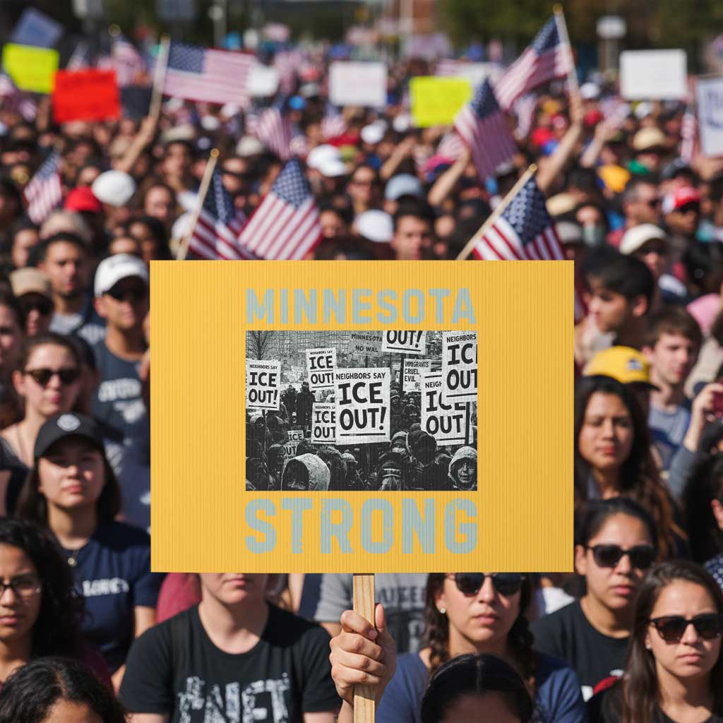 Minnesota Resist Anti ICE Immigration Protest Protest Sign Streets Of Minneapolis Right Now Ice Out