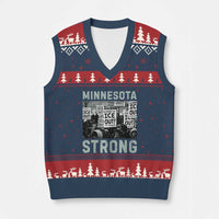 Minnesota Resist Anti ICE Immigration Protest V-Neck Knit Sweater Vest Streets Of Minneapolis Right Now Ice Out